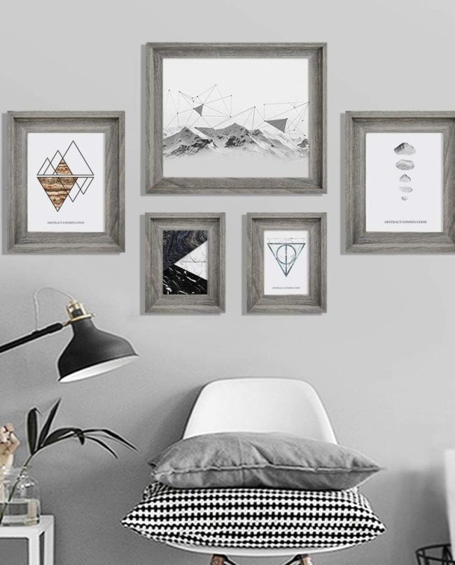 Rustic Wood Art Frame Display