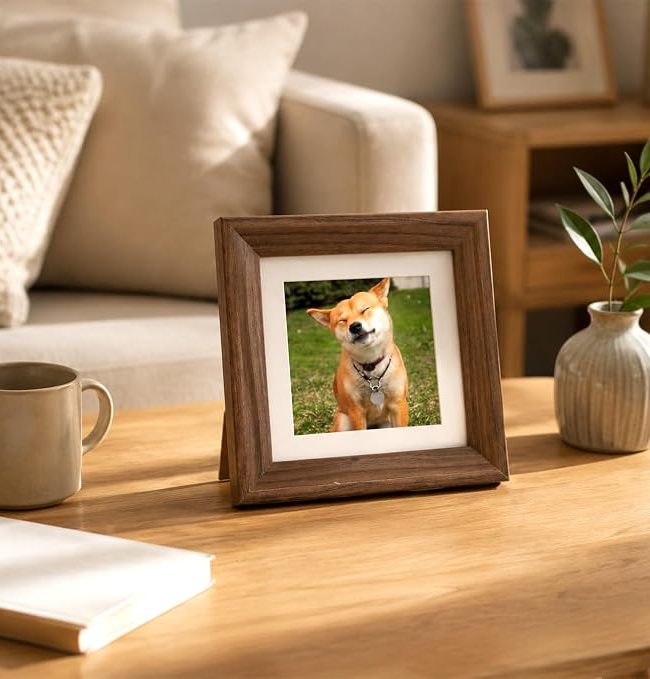 Square Wooden Art Frame Display
