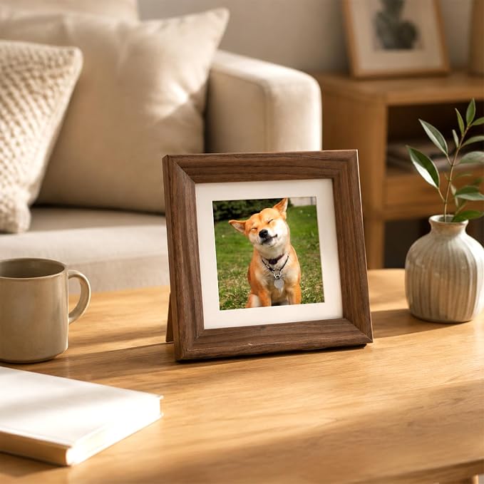 Square Wooden Art Frame Display