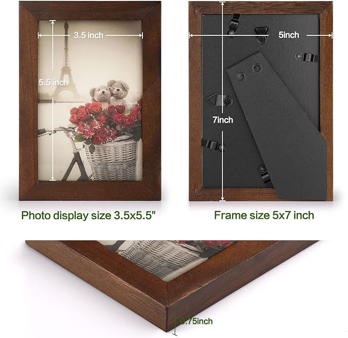Solid Wood Art Frame Set for Home Decoration
