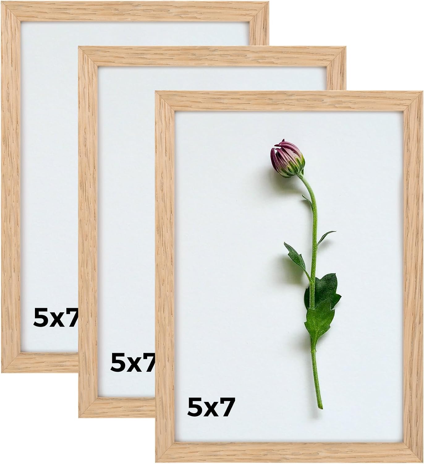 Solid Oak Gallery Art Frame Set Display