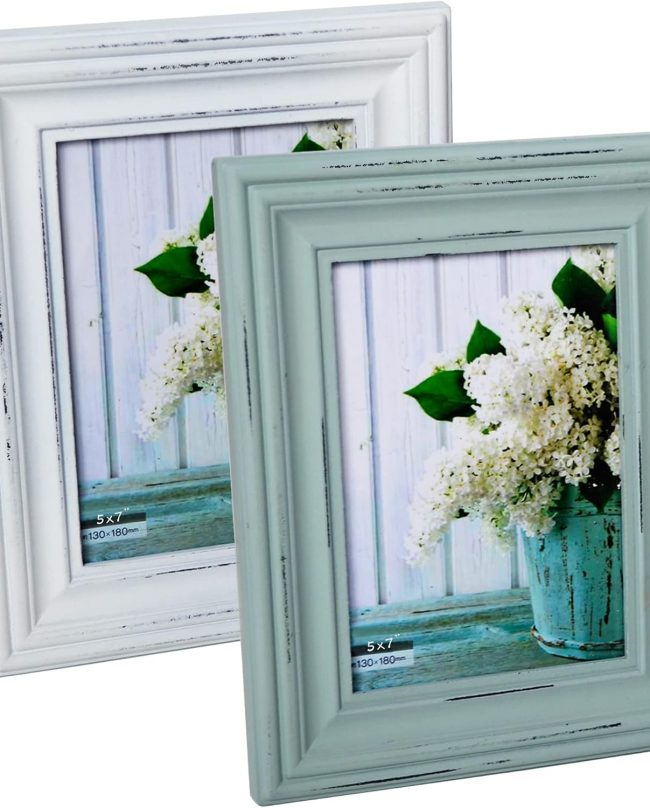 Rustic Wooden Art Frame Set Display