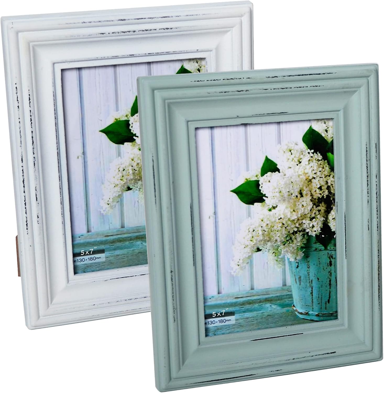 Rustic Wooden Art Frame Set Display