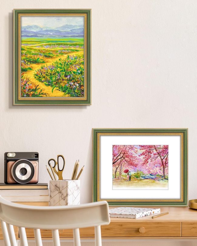 Wooden Tabletop Art Frame Display