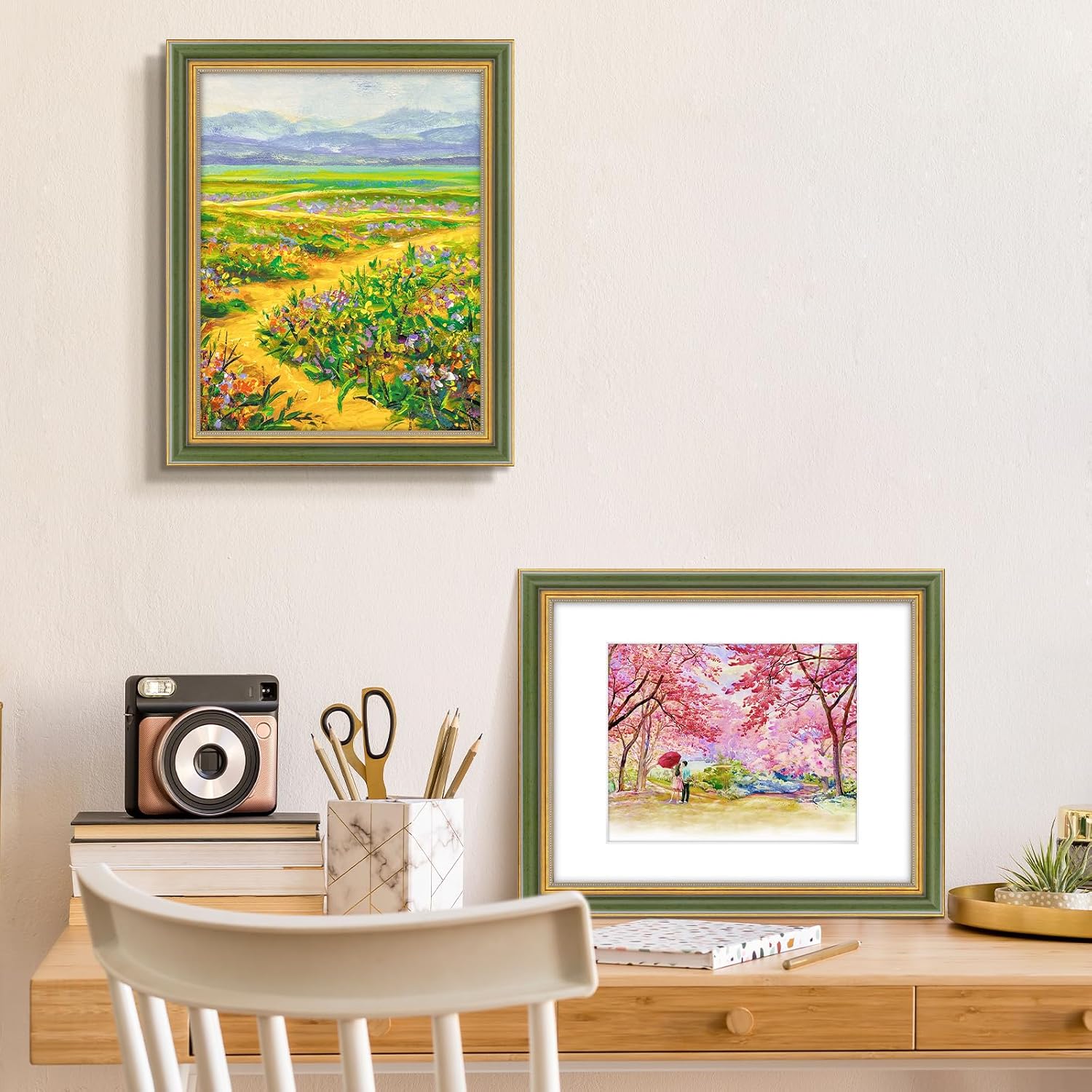 Wooden Tabletop Art Frame Display