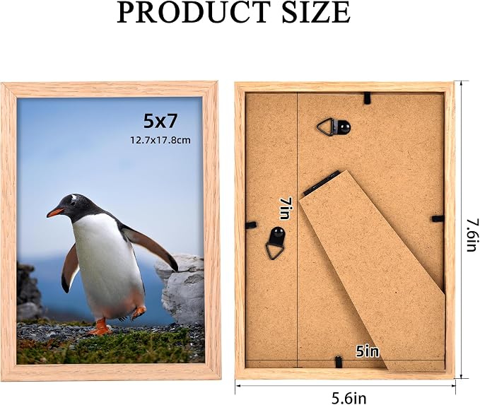 Solid Wood Gallery Art Frame Set Display