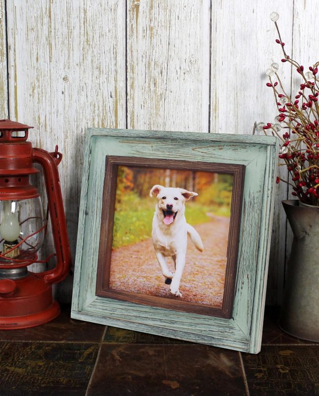 Rustic Vintage Wood Art Frame Style