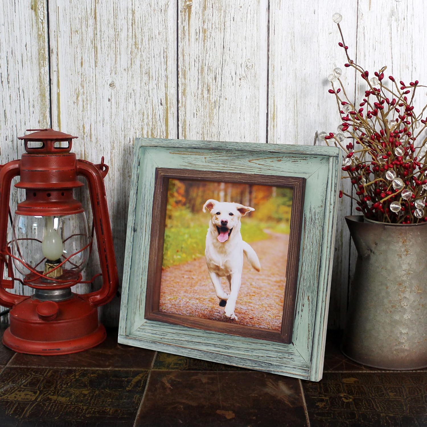Rustic Vintage Wood Art Frame Style